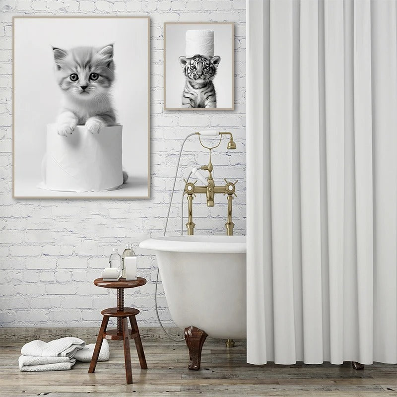 Affiches animaux mignons papier toilette - Mon alpaga