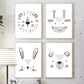 Affiches animaux style minimaliste