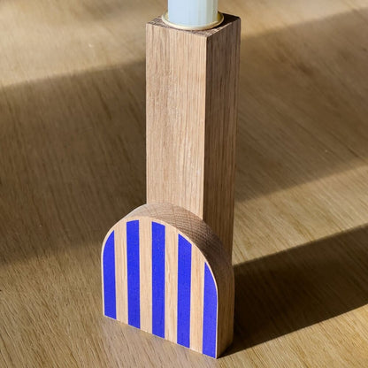 Bougeoirs design en chêne massif
