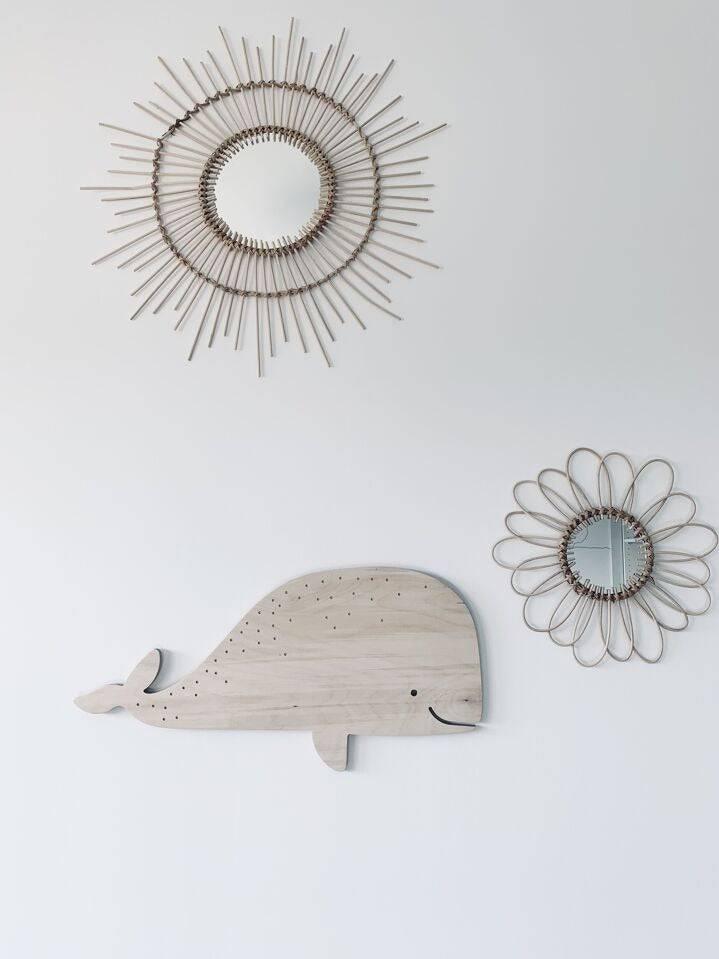 Décoration en bois - La baleine - Grand Format - Mon alpaga
