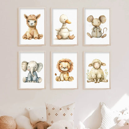 Affiches peluches toutes mignonnes