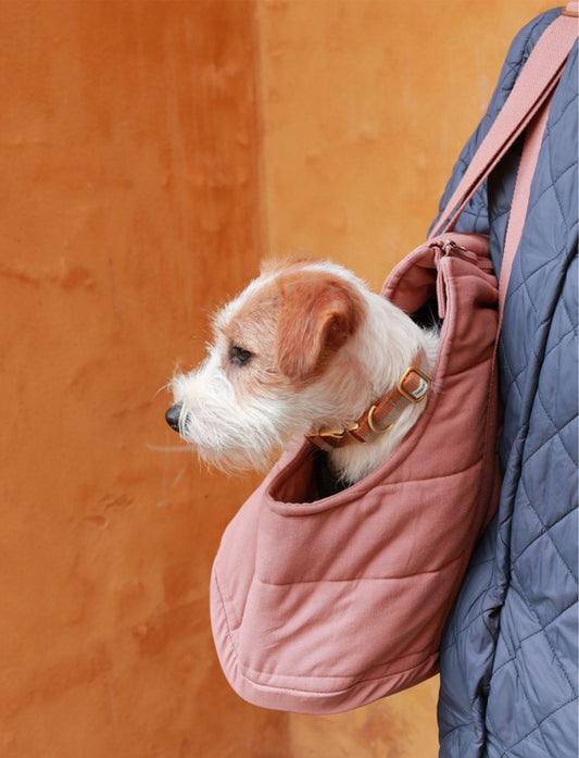 sac de transport pour chien tendance rose