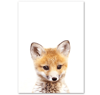 Affiche bébés animaux - Mon alpaga