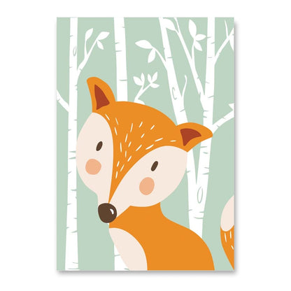 Affiche animaux scandinaves - Mon alpaga