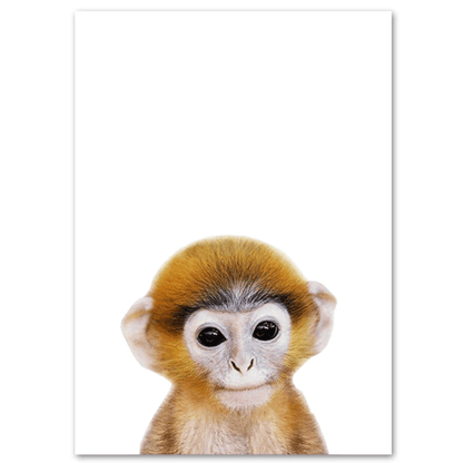 Affiche bébés animaux - Mon alpaga