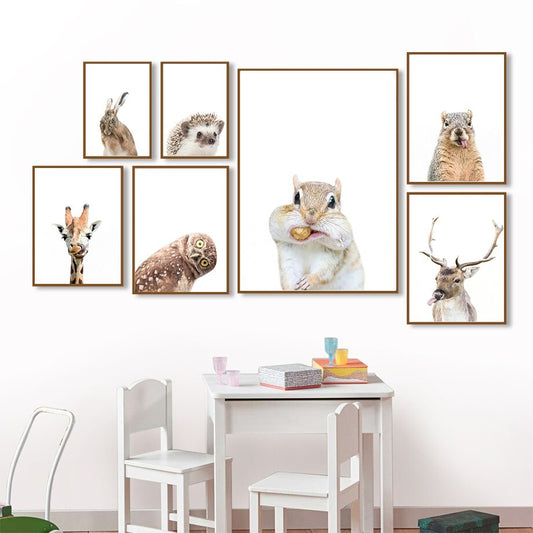 chambre-bebe-idee-decoration-posters-animaux - Stéphane Alsac