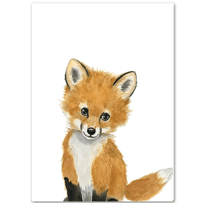 Affiches animaux de la forêt - Mon alpaga