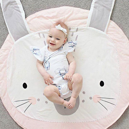 Tapis de jeux bébé Lapin rose - Mon alpaga