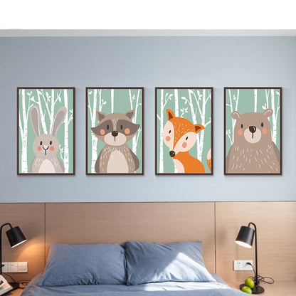 Affiche animaux scandinaves - Mon alpaga