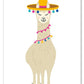 Affiches lamas mexicains - Mon alpaga