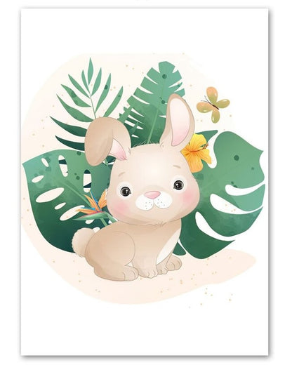 Affiches animaux plantes - Mon alpaga