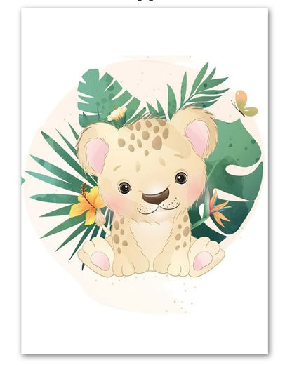 Affiches animaux plantes - Mon alpaga