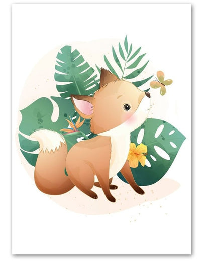 Affiches animaux plantes - Mon alpaga